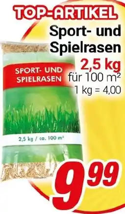 CENTERSHOP Sport- und Spielrasen Angebot