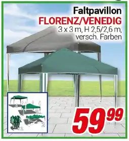 CENTERSHOP Faltpavillon FLORENZ/VENEDIG Angebot