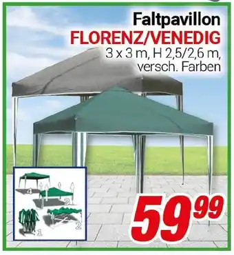 CENTERSHOP Faltpavillon FLORENZ/VENEDIG Angebot