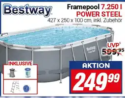 CENTERSHOP Bestway Framepool 7.250 l POWER STEEL Angebot