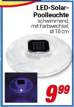 CENTERSHOP LED-Solar Poolleuchte Angebot