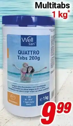 CENTERSHOP Well san Multitabs Angebot
