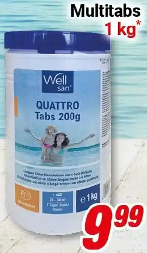 CENTERSHOP Well san Multitabs Angebot