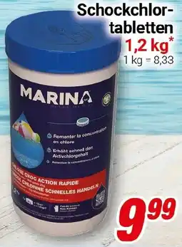 CENTERSHOP MARINA Schockchlortabletten Angebot