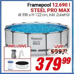 CENTERSHOP Bestway Framepool 12.690 l STEEL PRO MAX Angebot
