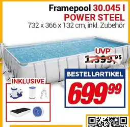 CENTERSHOP Bestway Framepool 30.045 l POWER STEEL Angebot