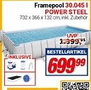 CENTERSHOP Bestway Framepool 30.045 l POWER STEEL Angebot