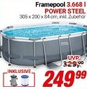 CENTERSHOP Bestway Framepool 3.668 l POWER STEEL Angebot