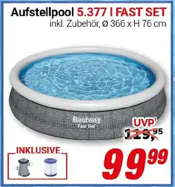 CENTERSHOP Bestway Aufstellpool 5.377 l FAST SET Angebot