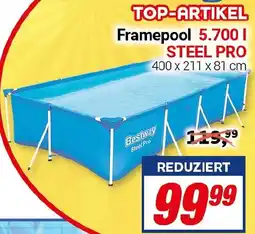 CENTERSHOP Bestway Framepool 5.700 l STEEL PRO Angebot