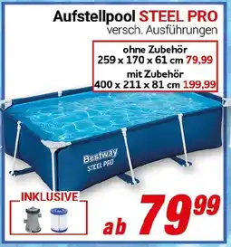 CENTERSHOP Bestway Aufstellpool STEEL PRO Angebot