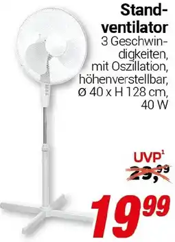 CENTERSHOP Standventilator Angebot
