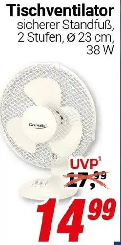 CENTERSHOP Germatic Tischventilator Angebot