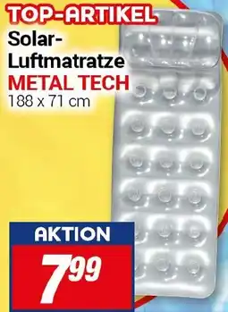 CENTERSHOP Solar Luftmatratze METAL TECH Angebot