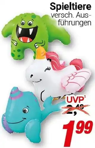 CENTERSHOP Spieltiere Angebot