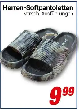 CENTERSHOP Herren-Softpantoletten Angebot