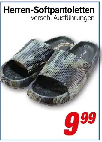 CENTERSHOP Herren-Softpantoletten Angebot