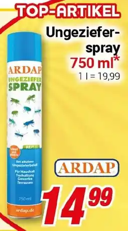 CENTERSHOP ARDAP Ungezieferspray Angebot