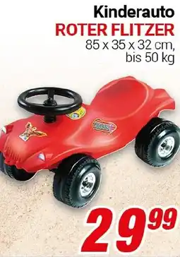 CENTERSHOP Kinderauto ROTER FLITZER Angebot