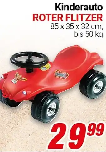 CENTERSHOP Kinderauto ROTER FLITZER Angebot