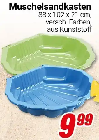 CENTERSHOP Muschelsandkasten Angebot