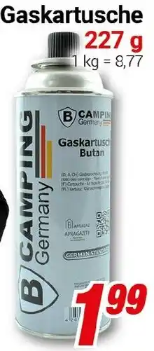 CENTERSHOP Gaskartusche Angebot