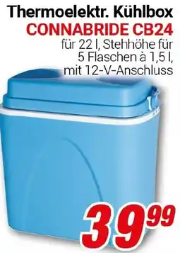 CENTERSHOP Thermoelektr. Kühlbox CONNABRIDE CB24 Angebot