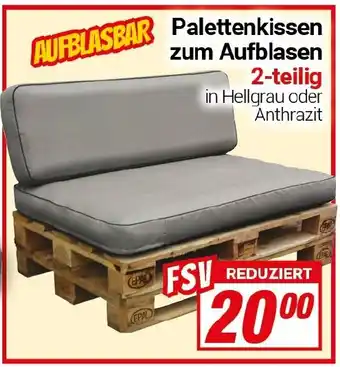 CENTERSHOP Palettenkissen zum Aufblasen Angebot