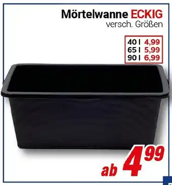 CENTERSHOP Mörtelwanne ECKIG Angebot