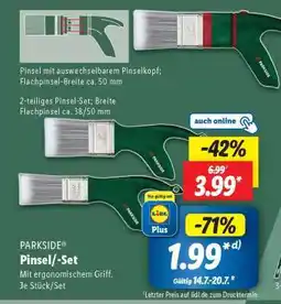 Lidl PARKSIDE Pinsel-Set Angebot