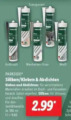 Lidl PARKSIDE Silikon/Kleben & Abdichten Angebot