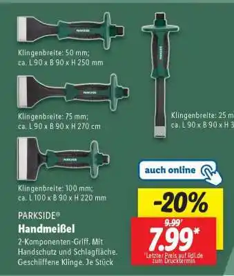 Lidl PARKSIDE Handmeißel Angebot