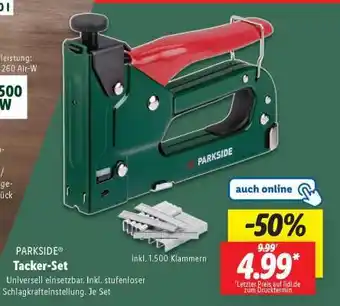 Lidl PARKSIDE Tacker-Set Angebot