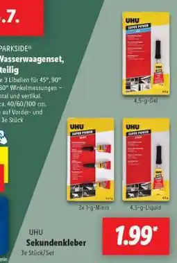 Lidl UHU Sekundenkleber Angebot