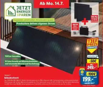 Lidl TRONIC Balkonkraftwerk Angebot