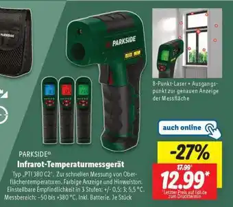 Lidl PARKSIDE Infrarot-Temperaturmessgerät Angebot
