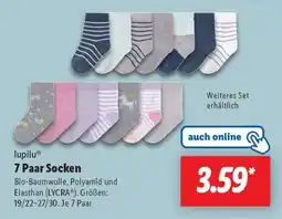 Lidl lupilu 7 Paar Socken Angebot