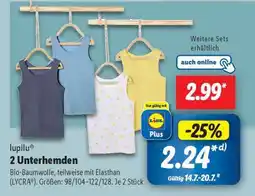 Lidl lupilu 2 Unterhemden Angebot