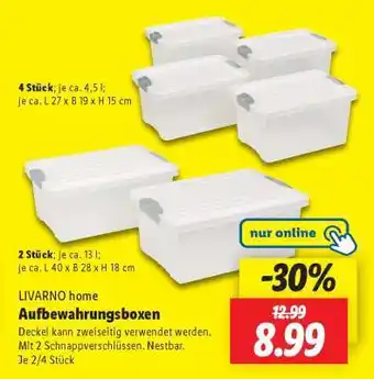 Lidl LIVARNO home Aufbewahrungsboxen Angebot