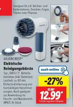 Lidl SILVERCREST Elektrische Reinigungsbürste Angebot