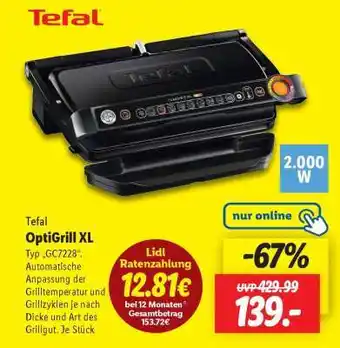 Lidl OptiGrill XL Angebot