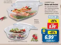 Lidl LIVARNO home Bräter mit Deckel Angebot