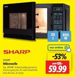 Lidl SHARP Mikrowelle Angebot