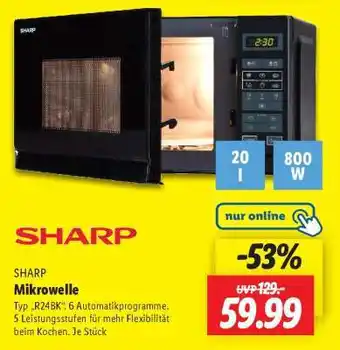 Lidl SHARP Mikrowelle Angebot