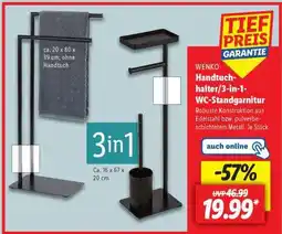 Lidl Handtuchhalter/3-in-1-WC-Standgarnitur Angebot