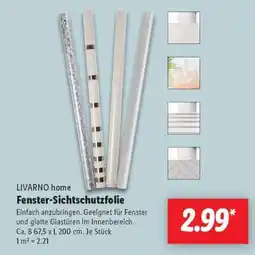 Lidl Fenster-Sichtschutzfolie Angebot