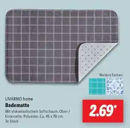 Lidl LIVARNO home Badematte Angebot
