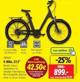 Lidl CRIVIT E-Bike, 27,5 Angebot