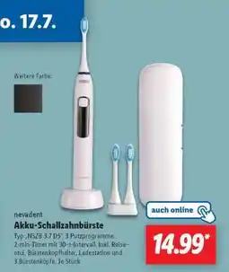 Lidl Akku-Schallzahnbürste Angebot
