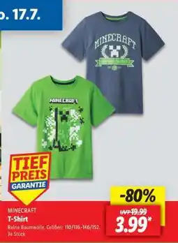 Lidl MINECRAFT T-Shirt Angebot